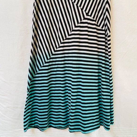 Calvin Klein Maxi Skirt  Womens Small Stripes Quick Dry Festival Patchwork - Picture 3 of 10